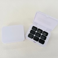 Boîte d'emballage vide en plastique pour fard à paupières ou gel pour ongles, Palette de maquillage crème solide dégradée de marque privée avec logo personnalisé