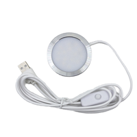 Lampu Kabinet LED SMD 2W Modern Kecerahan Tinggi Diameter 60mm 3000K Putih Hangat Terpasang di Dinding Dapur Rumah Supermarket Hotel