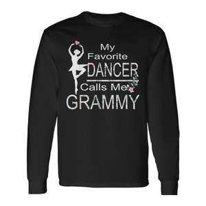 Camiseta de manga larga My Favorite Dancer Calls Me Grammy - Product Image 1
