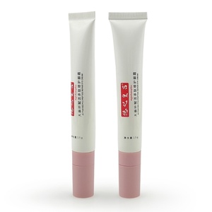 Custom Cosmetics <b>Plastic</b> <b>Packaging</b> Tube with Pump Cap Factory Extrusion Whitening Eye Cream Cleanser Face Wash Lotion Container - Product Image 1