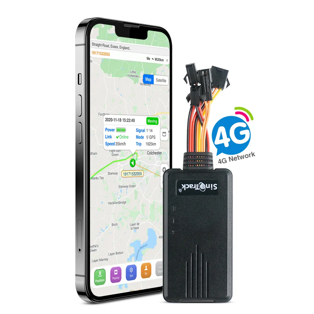 SinoTrack ST-906GL 4G GPS Tracker Motorcycle Bike Vehicle Car GPS Tracking Device With Free APP