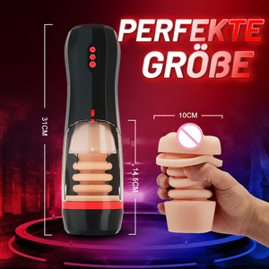 Copa Masturbadora Masculina con Sensación Realista, Recargable por USB, Telescópica y Vibrante, Dispositivo de Placer Sexual para Hombres - Product Image 1