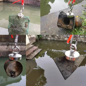 Mạnh Mẽ Vòng Neodymium Câu Cá Nam Châm Với Eyebolt Salvage Thu Hồi Nam Châm Cho Câu Cá Chìm Nam Châm Tùy Chỉnh - Product Image 4