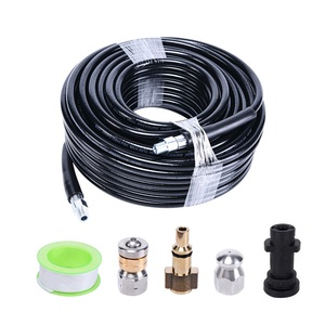 Manguera de lavado a presión, longitud personalizada de 18mpa-2600psi para lavado de coches, Kit de chorro de alcantarillado, manguera de limpieza de drenaje - Product Image 3