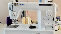 Machine à coudre domestique NewJukis2010Q - Grande capacité, couture droite professionnelle, matériau épais, quilting