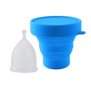 Taza de Cervix para mujeres, Copas Menstruales femeninas respetuosas con el medio ambiente, lavables y reutilizables, de silicona médica - Product Image 3