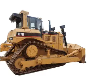 Used Construction Machinery Caterpillar CatD7R 20 Ton Crawler Bulldozer In Shanghai For Sale