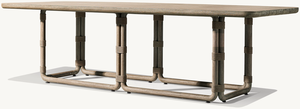 Tavolo <span class=keywords><strong>da</strong></span> Pranzo <span class=keywords><strong>da</strong></span> Giardino <span class=keywords><strong>in</strong></span> <span class=keywords><strong>Legno</strong></span> <span class=keywords><strong>Massello</strong></span> di Teak di Alta Qualità, Design Minimalista per Uso <span class=keywords><strong>Esterno</strong></span> - Product Image 4
