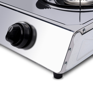 Équipement de cuisine Cuisinière à gaz en acier inoxydable Support modulant le contrôle de la sécurité Wok extérieur Cuisinière Propane GPL Barbecue - Product Image 4