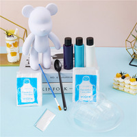 Ensemble de peinture créative pour enfants, fait main, DIY, peinture acrylique, 44 couleurs, ensemble fluide Violent Bear