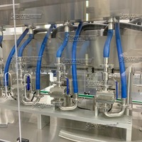 Máquina de Llenado Automática de 4 Cabezales con Bomba de Engranajes para Líquidos Cosméticos, Lociones y Champús