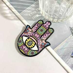 Magnet kulkas mata jahat Magnet kulkas <span class=keywords><strong>Hamsa</strong></span> Magnet Nazar Boncuk keramik Magnet kulkas hadiah Dekorasi Rumah - Product Image 4