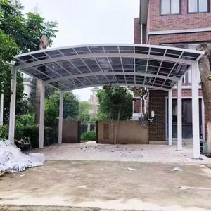 Cubierta para Vehículos de Aluminio y Policarbonato de Alta Resistencia para Exteriores, Resistente al Viento y la Lluvia, de Ensamblaje Rápido y Personalizable - Product Image 1
