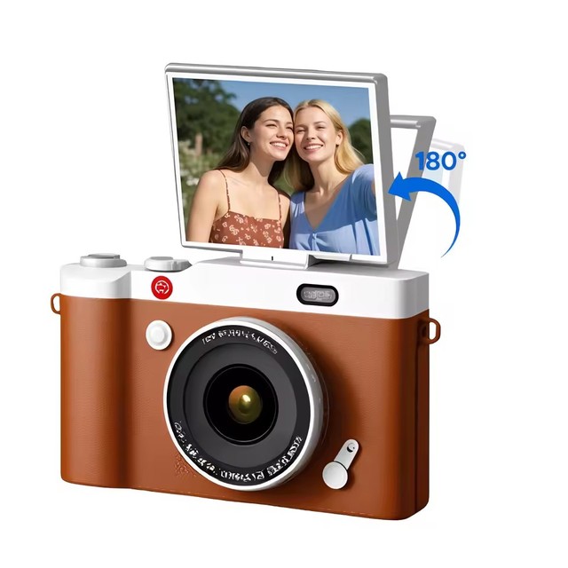 2.4" 180° Flip Screen Camera with AF, 16X Zoom, 4K Video Video Recording Cheap Bulk 4K Digital Camera