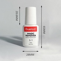 Gel à ongles personnalisé à la vapeur 10ml dissolvant de colle pour ongles en feuille d'ongle facile à enlever