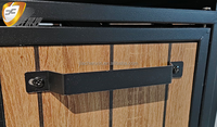 Custom Oem Winkel Display Gondel Supermarkt Rack 1200Mm Houten Mobiele Groente En Fruit Display Plank Vers Voedsel Stand