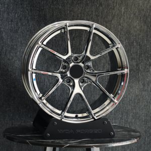 Cerchi Forgiati VS5RS Triple Chrome con Finitura Lavorata a <span class=keywords><strong>Macchina</strong></span>, 18 19 20 21 Pollici, 5 Razze a Y, Deep Dish, Leggeri, 5x114.3 5x120 per F20 M3 - Product Image 2