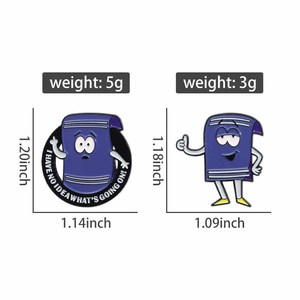 Komedi Anime sihirli havlu Toweliie emaye pimleri ben hiçbir fikrim ne oluyor broş dekoratif sırt çantası yaka rozeti takı hediye - Product Image 6