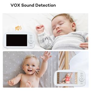 Le plus récent gros Audio bidirectionnel Vision nocturne rappel d'alimentation longue veille 5 pouces meilleur vendeur bébé moniteur avec écran - Product Image 3