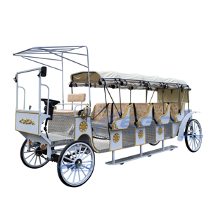 รถม้าไฟฟ้าสำหรับเที่ยวชมสถานที่สำคัญในราคาขายส่ง รถม้าสำหรับโอกาสพิเศษ รถม้าสำหรับงานแต่งงาน ลดราคา - Product Image 1
