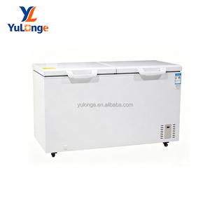 Équipement de réfrigération commercial YULONGE, congélateur coffre à double porte, ouverture par le haut, <span class=keywords><strong>grand</strong></span> <span class=keywords><strong>volume</strong></span> - Product Image 1