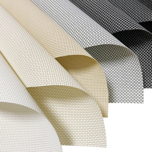 A buon mercato all'ingrosso protezione solare finestra a rullo tende in tessuto crema solare tessuto schermo - Product Image 1