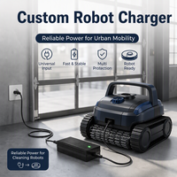 Cargador Rápido de Batería de Litio FY4204000 42V 4A 168W para Robot de Limpieza AMR AGV de 36V