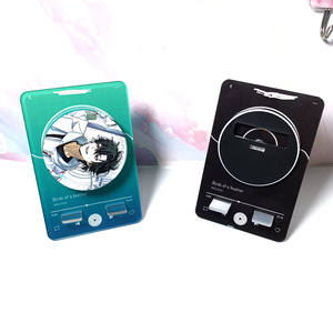 Acrylic Badge Display Rack Rotatable Magnetic Music Inspired Stand For Anime Game Collectibles White Black Pink Green - Product Image 4