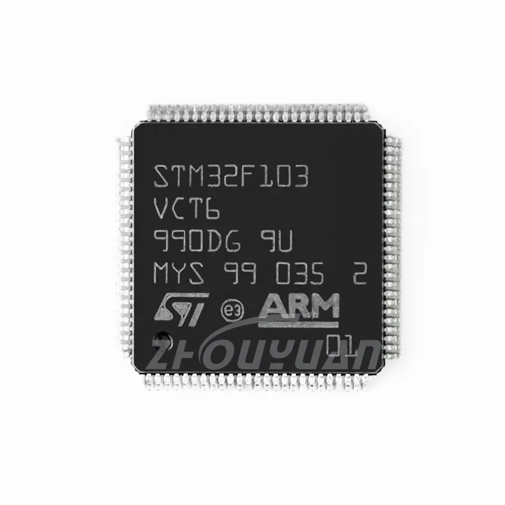 Original STM32F103VCT6 STM32F103 STM32 IC Chip Electronic Component Integrated Circuits STM32F103RET6 New STM32F103VCT6