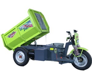 Ingénierie électrique Construction Ferme Jardin <span class=keywords><strong>Mini</strong></span> Dumper Truck Véhicule électrique Tricycle <span class=keywords><strong>Trolley</strong></span> Cargo Cart Transporter - Product Image 2