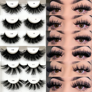 Handmade 100 Real Mink Hair Eyelashes Vendor Fluffy 3D Wet Mink <strong>Lash</strong> <strong>Strips</strong> <strong>That</strong> <strong>Look</strong> <strong>Like</strong> <strong>Extensions</strong> - Product Image 3
