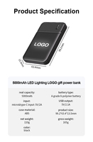 LOGO personnalisé Slim 5000mah 10000mah Power Bank Forte charge magnétique Chargeur sans fil portable Mini Power Bank