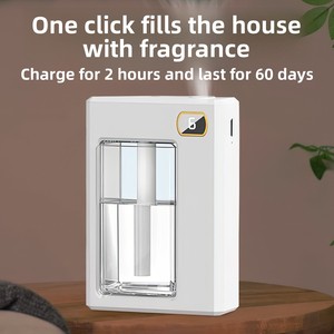 Diffuseur d'arômes intelligent automatique mural pour la maison, vaporisateur de parfum pour la chambre à coucher, désodorisant, installation portable - Product Image 3