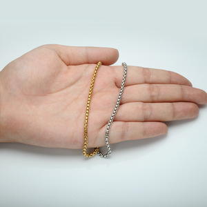 Personalizzato Migliore Vendita 316L In Acciaio Inox 24 pollici Oro Argento Nero Della <span class=keywords><strong>Collana</strong></span> Della Catena Dell'acciaio Inossidabile Degli Uomini Della <span class=keywords><strong>Collana</strong></span> Della Catena - Product Image 3