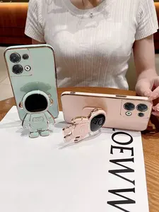 Custodia Antiurto in TPU Morbido con Supporto per Infinix Note 30 Pro VIP Note30 4G 5G 30i, Design <span class=keywords><strong>Astronauta</strong></span> Elettroplaccato - Product Image 5