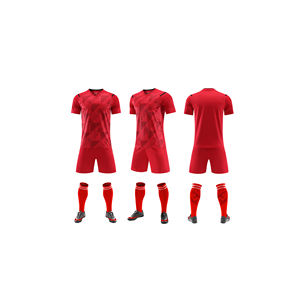 เสื้อฟุตบอลแบบเรียบง่าย ระบายอากาศได้ดี สวมใส่สบาย เหมาะสำหรับอากาศร้อน ดีไซน์แขนเสื้อแบบแร็กแลนและคอวี - Product Image 3