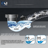 Tuyau de drainage simple en PVC anti-odeur et anti-nuisibles, couvercle de drain en PVC, vente chaude en usine