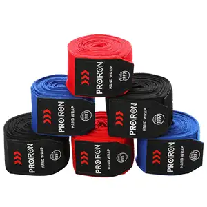 Prorion 4.5m Red hand wraps for boxing