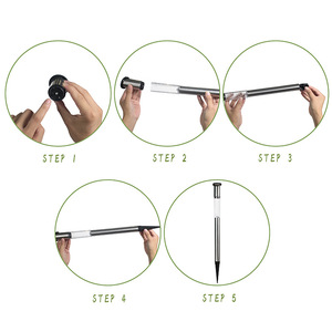 Luz Solar para Jardín, Impermeable, para Caminos, con 12-16 Horas de Iluminación, Interruptor Manual, para Patio y Villa - Product Image 4