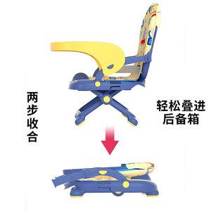 Baby High <b>Chair</b> Foldable Detachable Tray Portable For Home Travel Learning To Sit 1-2 Years PP Material - Product Image 4