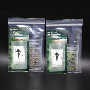 Accessori per la pesca materiale da pesca per la costruzione di mosche con ganci imitazione larve damselfly materiale plastico per il corpo - Product Image 1