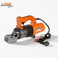 Cintreuse-coupeuse électrique automatique portative pour barres d'armature avec lame, machine de découpe hydraulique portable pour la construction ZRC-16B 220V