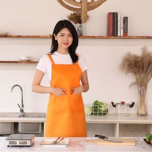 Wholesale Custom Logo Work <b>Apron</b> Waterproof Custom Printed Logo Oil-proof Wash-free Kitchen Cooking <b>Bbq</b> Chef Barista <b>Apron</b> - Product Image 2