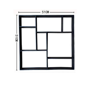 Moule moderne DIY noir en plastique pour jardin en béton Pathmaker Grass Hole avec travail facile pour application de villa Design personnalisé - Product Image 6