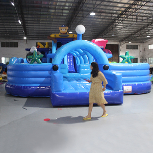 Bán Phổ Biến Ngoài Trời Chủ Đề Đại Dương Inflatable Lâu Đài Bouncy Nhảy Vui Chơi Giải Trí Công Viên Thiết Bị Inflatable Bouncer Trượt Cho Trẻ Em - Product Image 6