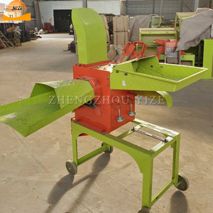 Máquina de procesamiento de alimentos para animales, cortadora de forraje Hey de paja pequeña, trituradora de paja, picadora de heno, máquina de molino de granos - Product Image 3