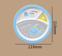 Assiette simple bleue