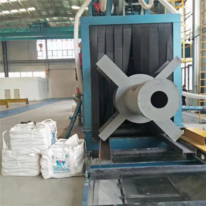 Convoyeur à rouleaux de grenaillage à faisceau H automatique Section de <span class=keywords><strong>machine</strong></span> de grenaillage Plaque d'acier Prix de la <span class=keywords><strong>machine</strong></span> de grenaillage - Product Image 4