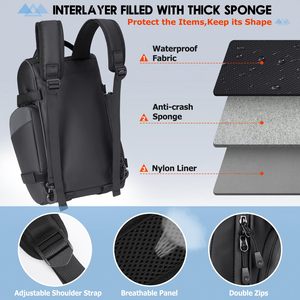 Sacs de vélo pour porte-bagages arrière 15L, sacoche de selle étanche pour vélo et vélo électrique avec housse de pluie, accessoires de vélo, sac à dos - Product Image 4