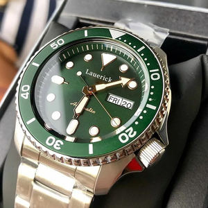 Montre mécanique automatique Seikot <span class=keywords><strong>5</strong></span> Classic pour homme, en acier inoxydable vert, avec aiguilles, sportive, étanche, tendance, SRPD63K1 - Product Image 6